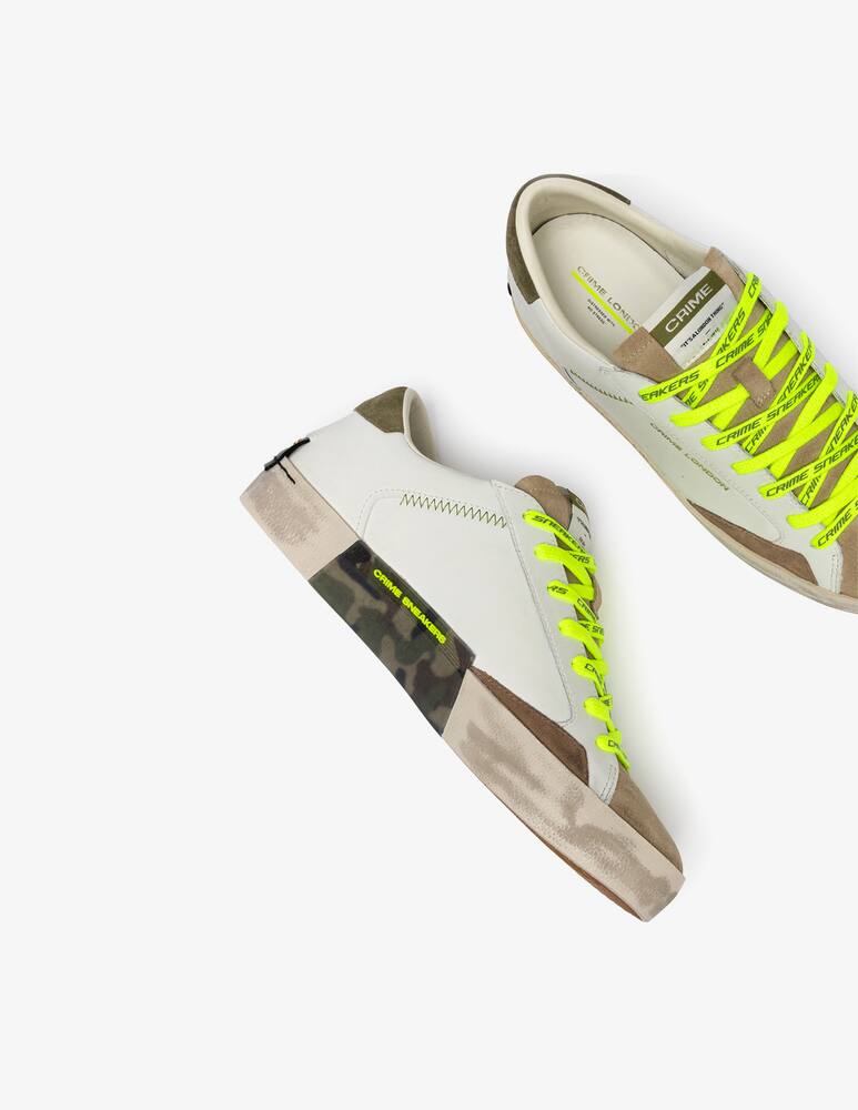 rinascente Crime London Distressed low-top sneakers