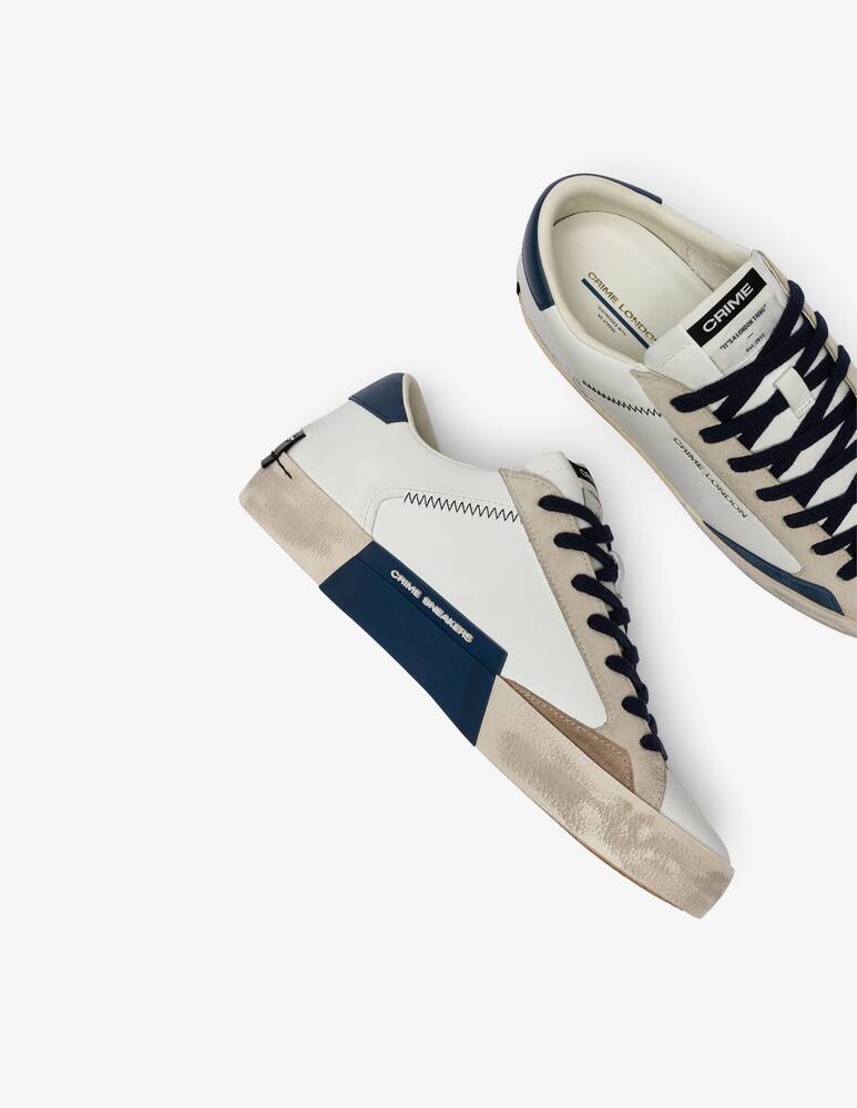 rinascente Crime London Distressed low-top sneakers