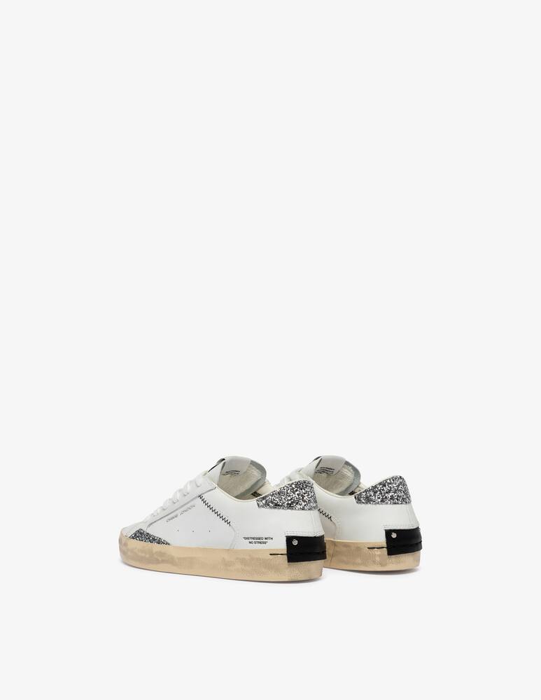 rinascente Crime London Distressed glitter sneaker