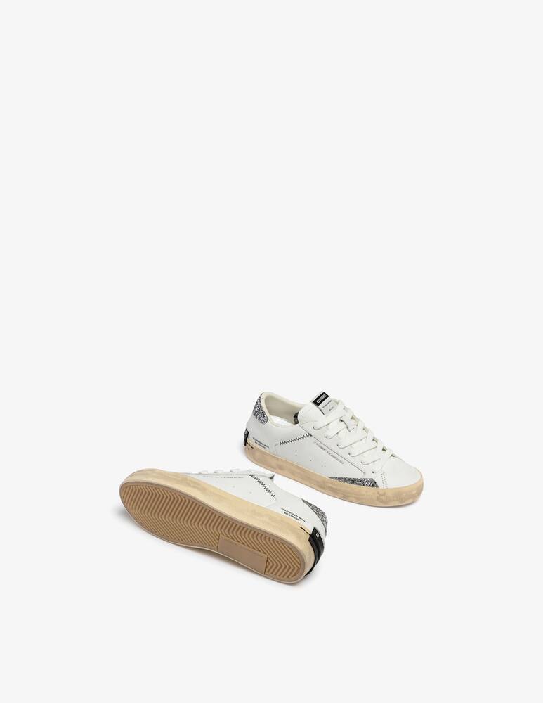 rinascente Crime London Distressed glitter sneaker