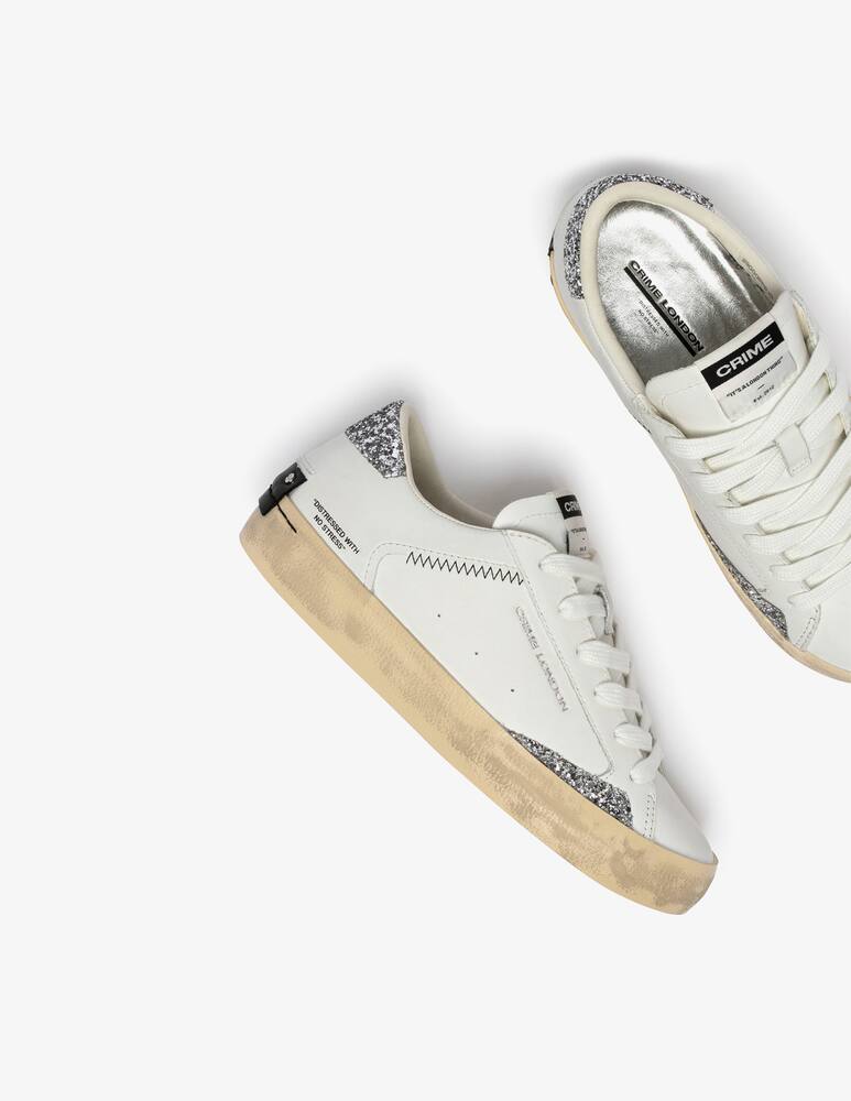 rinascente Crime London Distressed glitter sneaker