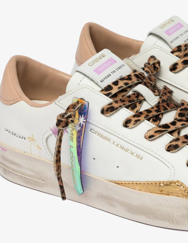 rinascente Crime London Sneakers leopardate Deluxe sk8