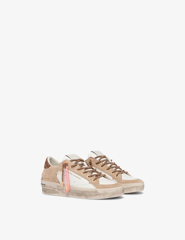 rinascente Crime London Sk8 Deluxe leather suede sneakers