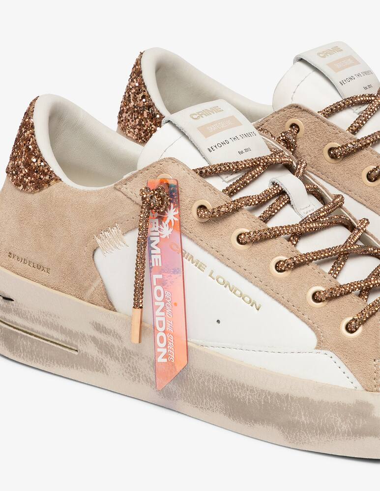 rinascente Crime London Sk8 Deluxe leather suede sneakers