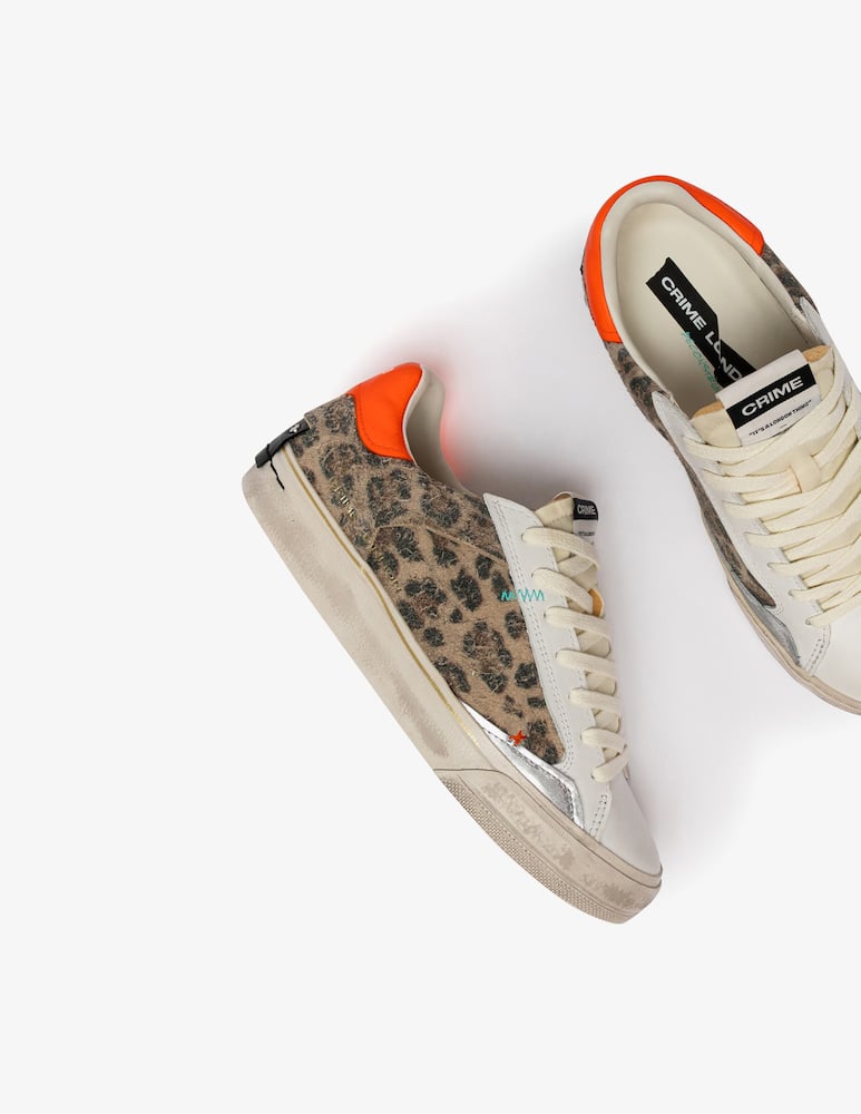 Crime London Sneakers leopardate deconstructed - immagine 5 Crime London Sneakers leopardate deconstructed - immagine 5