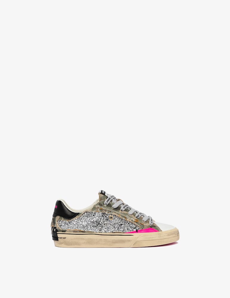 rinascente Crime London Sneakers glitter canvas