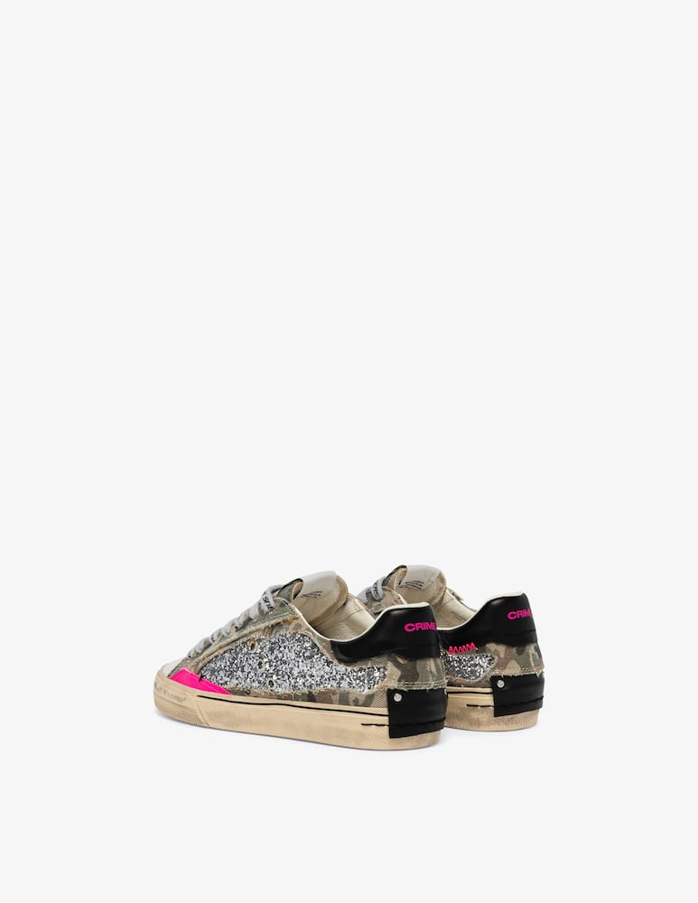 Crime London Sneakers glitter canvas - immagine 3 Crime London Sneakers glitter canvas - immagine 3