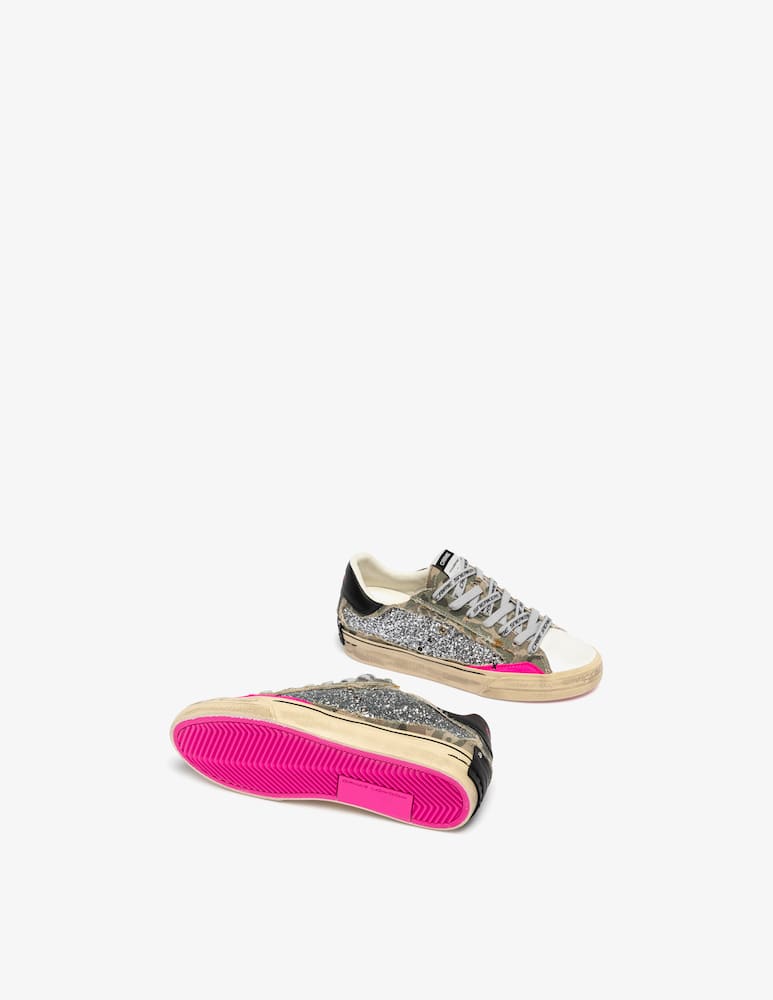 Crime London Sneakers glitter canvas - immagine 4 Crime London Sneakers glitter canvas - immagine 4