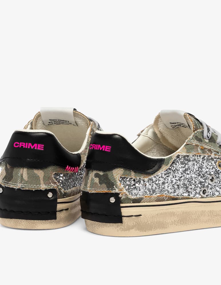 rinascente Crime London Sneakers glitter canvas