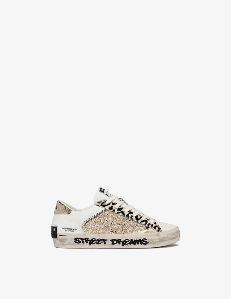 rinascente Crime London Sneakers glitterate distressed