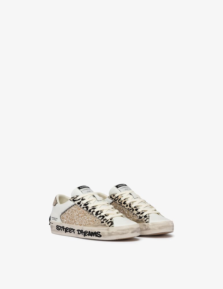rinascente Crime London Sneakers glitterate distressed