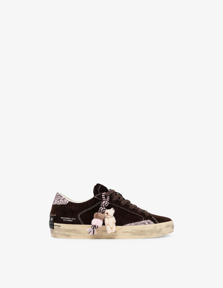 rinascente Crime London Sneakers in suede con charms