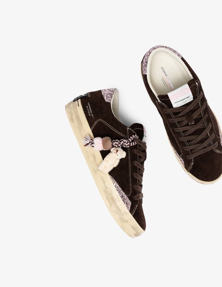 rinascente Crime London Sneakers in suede con charms