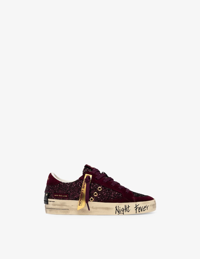 rinascente Crime London Sk8 Deluxe glitter sneakers