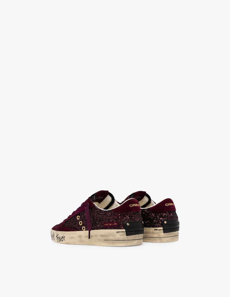 rinascente Crime London Sk8 Deluxe glitter sneakers