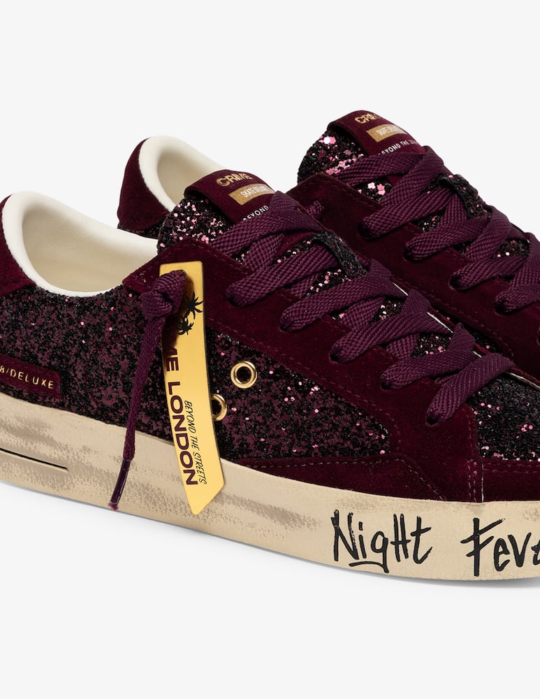 rinascente Crime London Sk8 Deluxe glitter sneakers