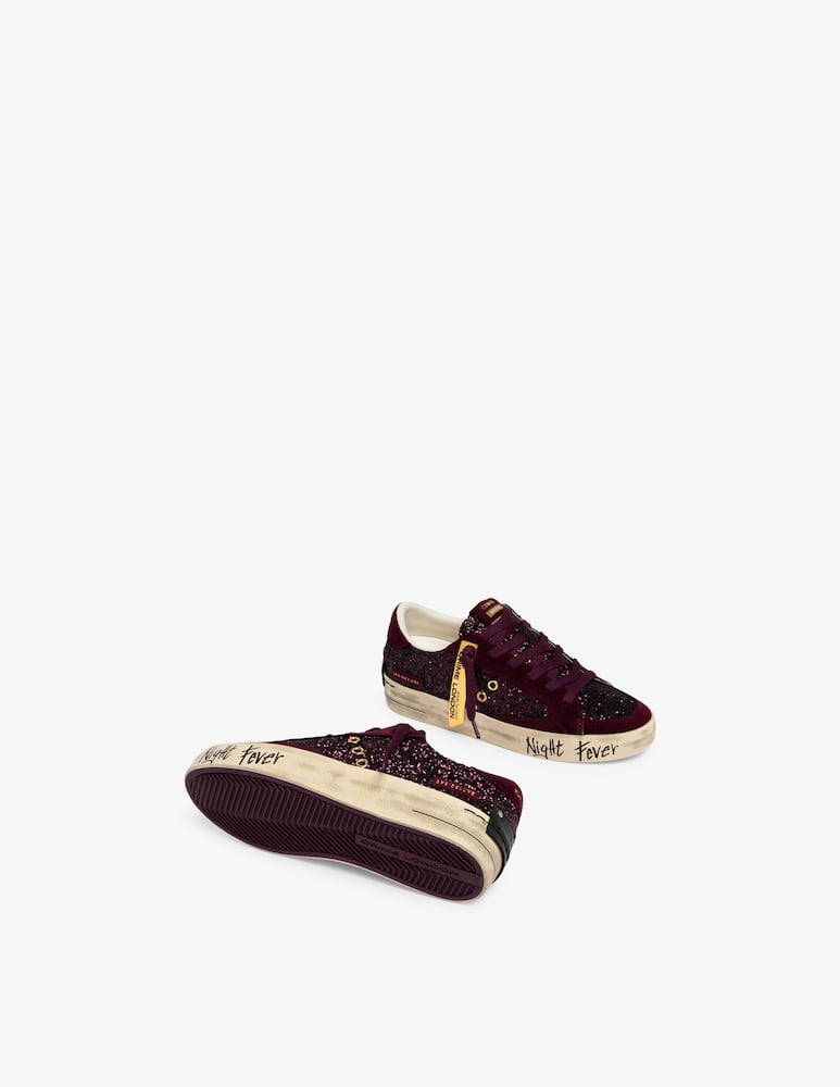 rinascente Crime London Sk8 Deluxe glitter sneakers