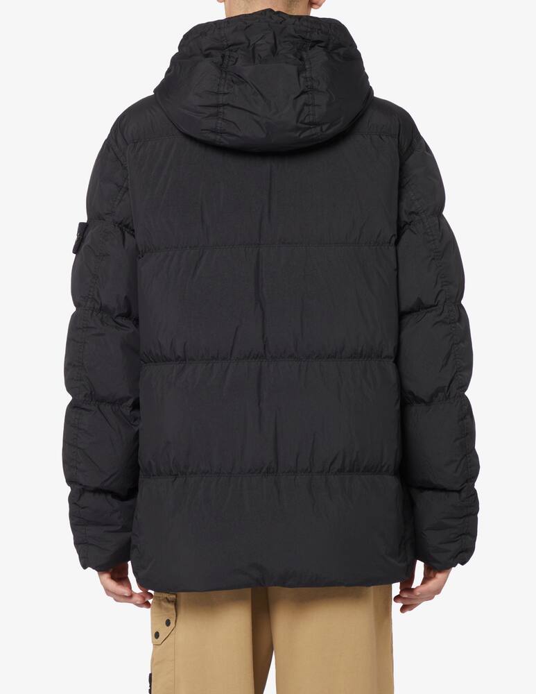 Stone Island Piumino crinkle con cappuccio - immagine 3 Stone Island Piumino crinkle con cappuccio - immagine 3