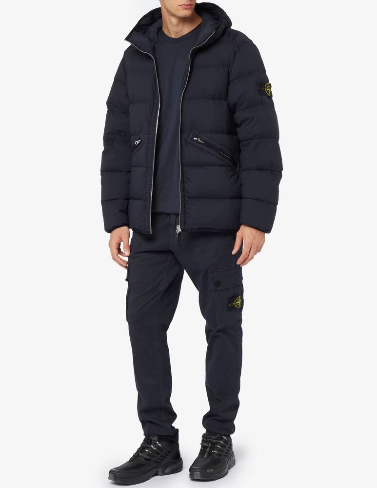 rinascente Stone Island Piumino seamless con cappuccio