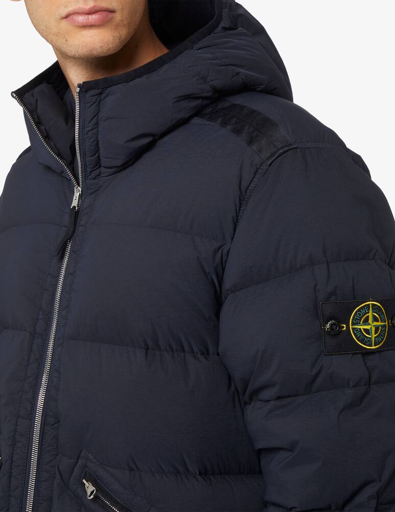 rinascente Stone Island Piumino seamless con cappuccio