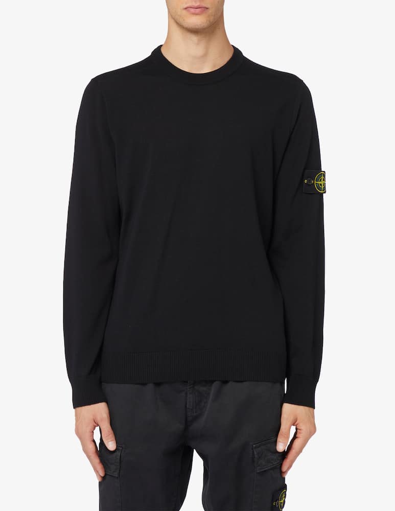 Stone Island Maglia girocollo merino - immagine 1 Stone Island Maglia girocollo merino - immagine 1