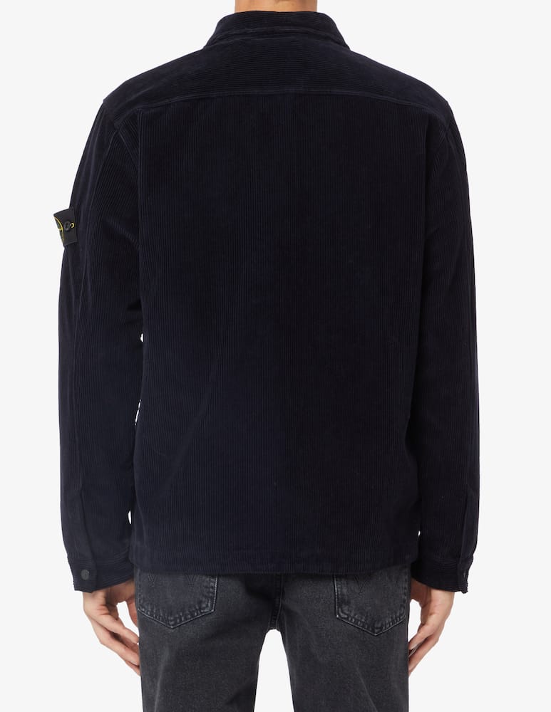Stone Island Sovracamicia in velluto con cerniera - immagine 3 Stone Island Sovracamicia in velluto con cerniera - immagine 3