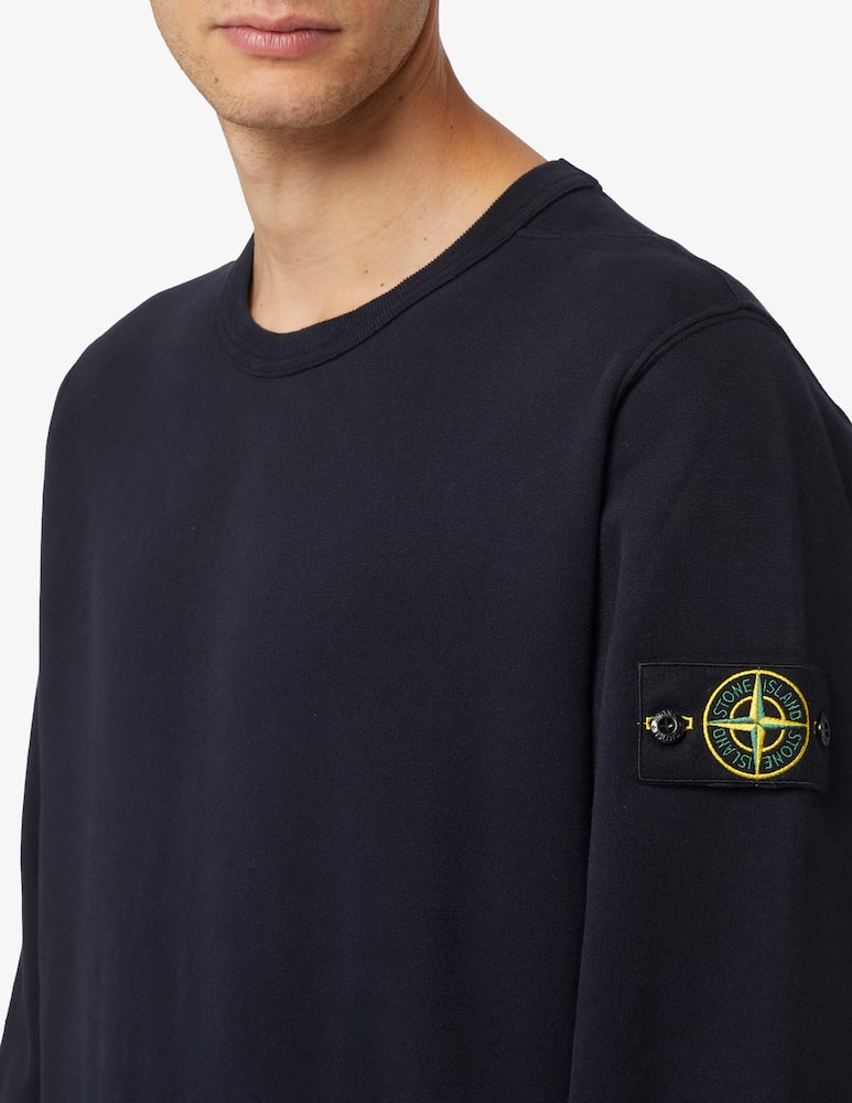 Stone Island Felpa girocollo cotone - immagine 4 Stone Island Felpa girocollo cotone - immagine 4