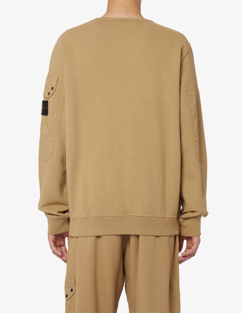 rinascente Stone Island Felpa girocollo con taschino