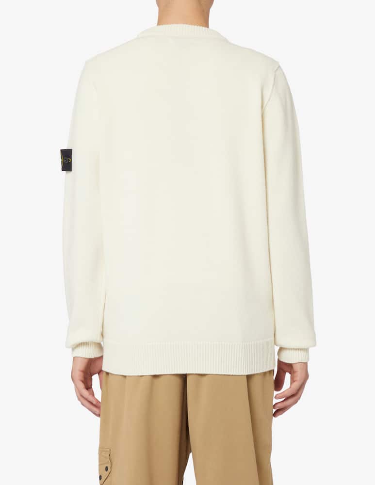 Stone Island Knit lambswool crewneck jumper - picture 3 Stone Island Knit lambswool crewneck jumper - picture 3