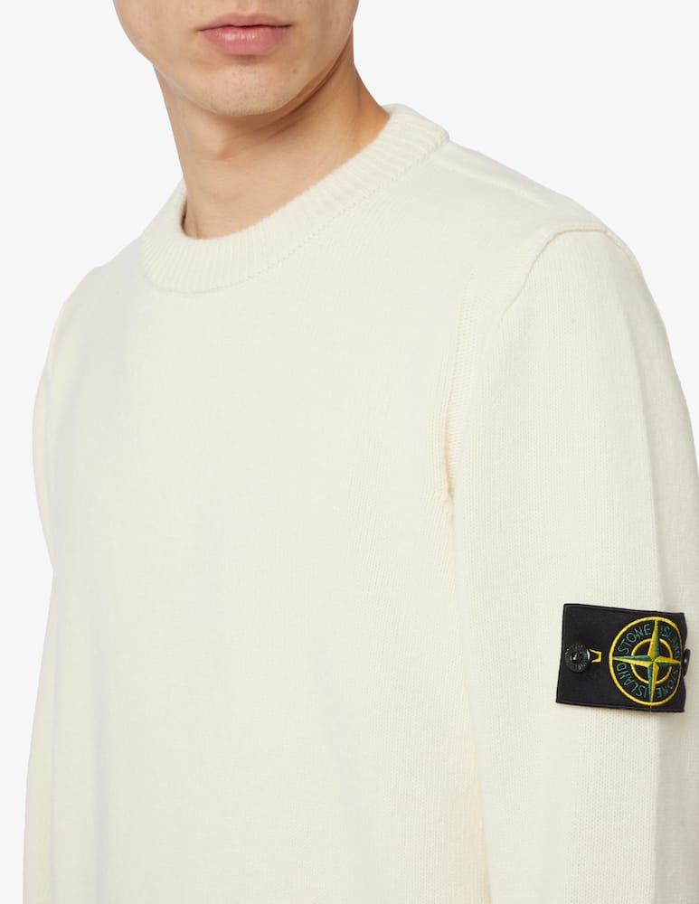 Stone Island Knit lambswool crewneck jumper - picture 4 Stone Island Knit lambswool crewneck jumper - picture 4