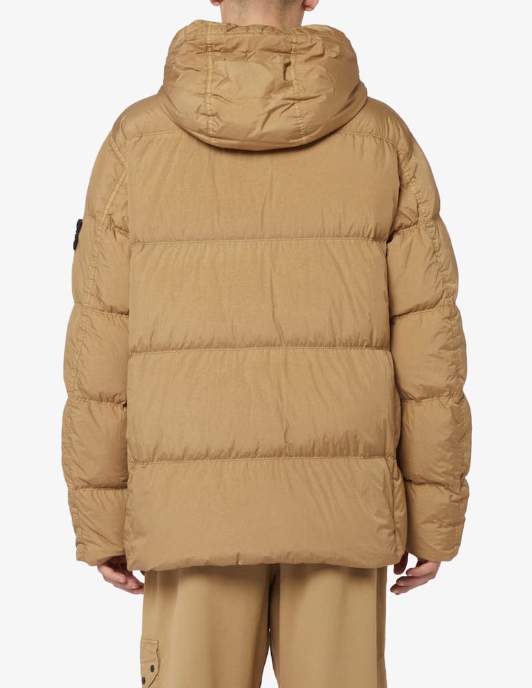 Stone Island Piumino crinkle con cappuccio - immagine 3 Stone Island Piumino crinkle con cappuccio - immagine 3
