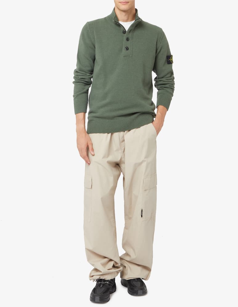 rinascente Stone Island Maglione polo mezza zip bottoni