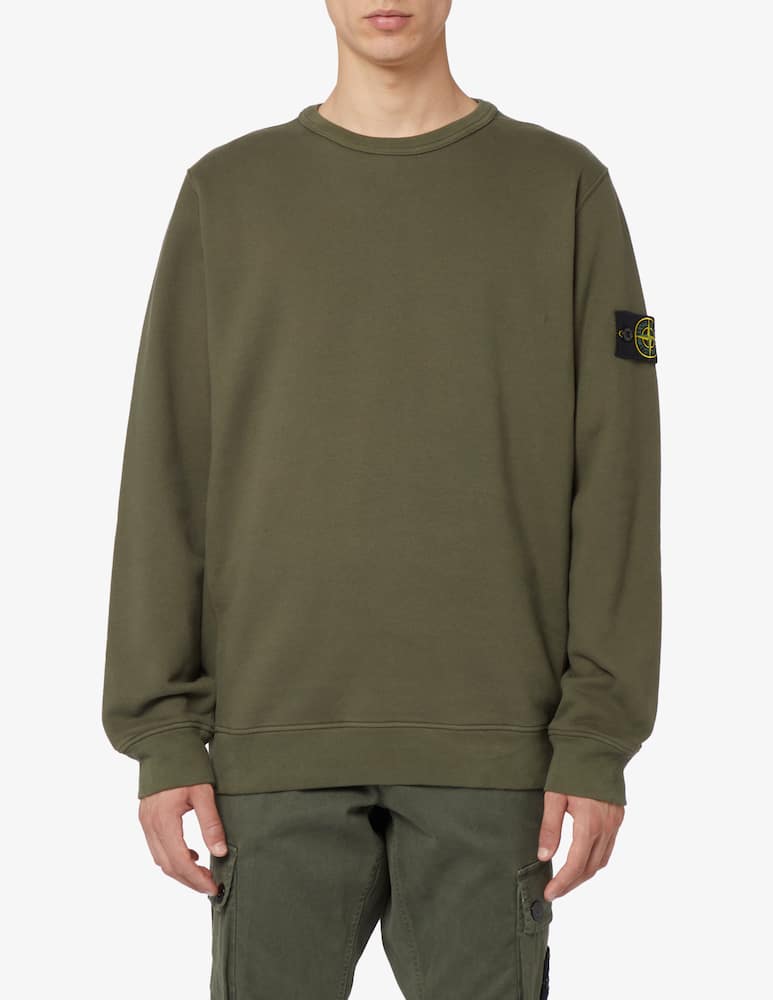 Stone Island Felpa girocollo cotone - immagine 1 Stone Island Felpa girocollo cotone - immagine 1