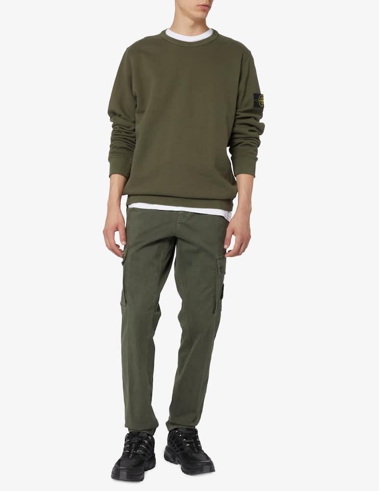 Stone Island Felpa girocollo cotone - immagine 2 Stone Island Felpa girocollo cotone - immagine 2