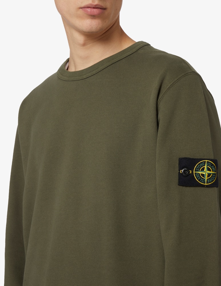Stone Island Felpa girocollo cotone - immagine 4 Stone Island Felpa girocollo cotone - immagine 4