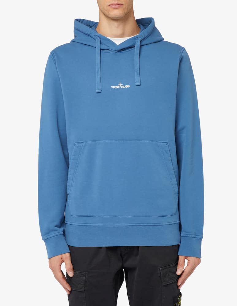 Stone Island Felpa con cappuccio con logo - immagine 1 Stone Island Felpa con cappuccio con logo - immagine 1
