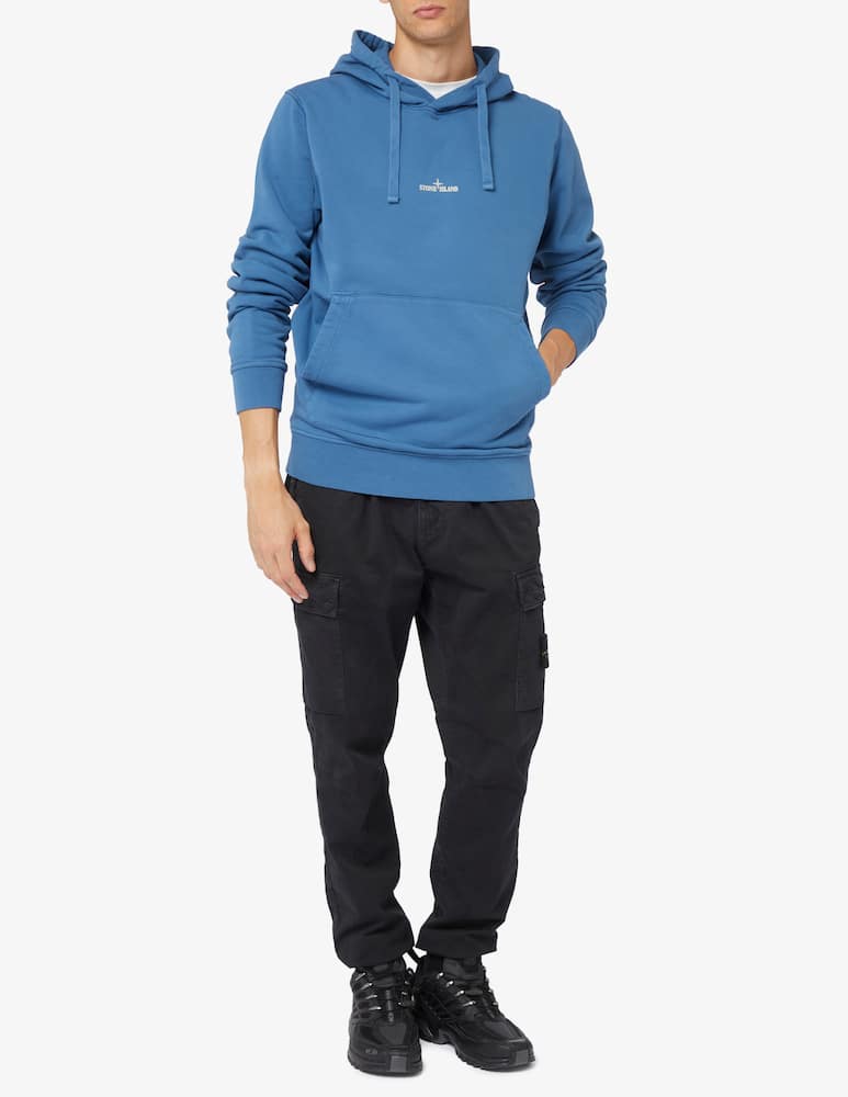 Stone Island Felpa con cappuccio con logo - immagine 2 Stone Island Felpa con cappuccio con logo - immagine 2