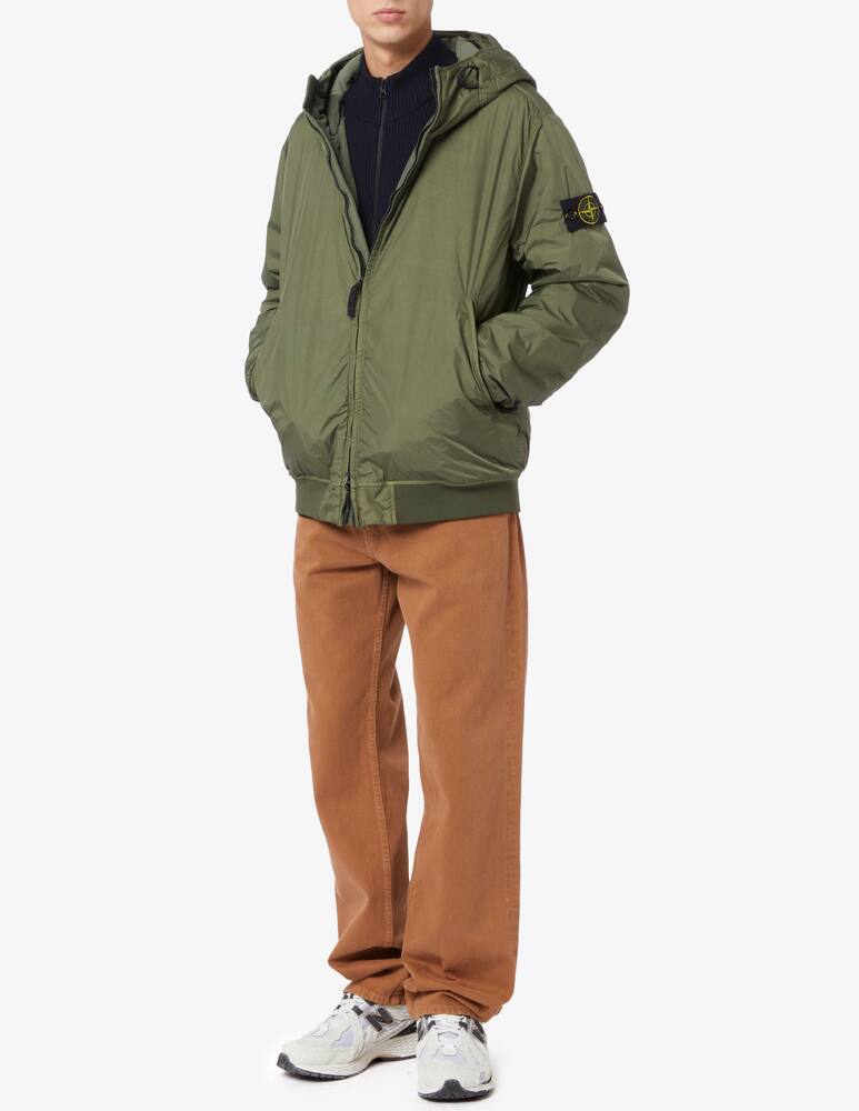 rinascente Stone Island Giacca crinkle primaloft con cappuccio