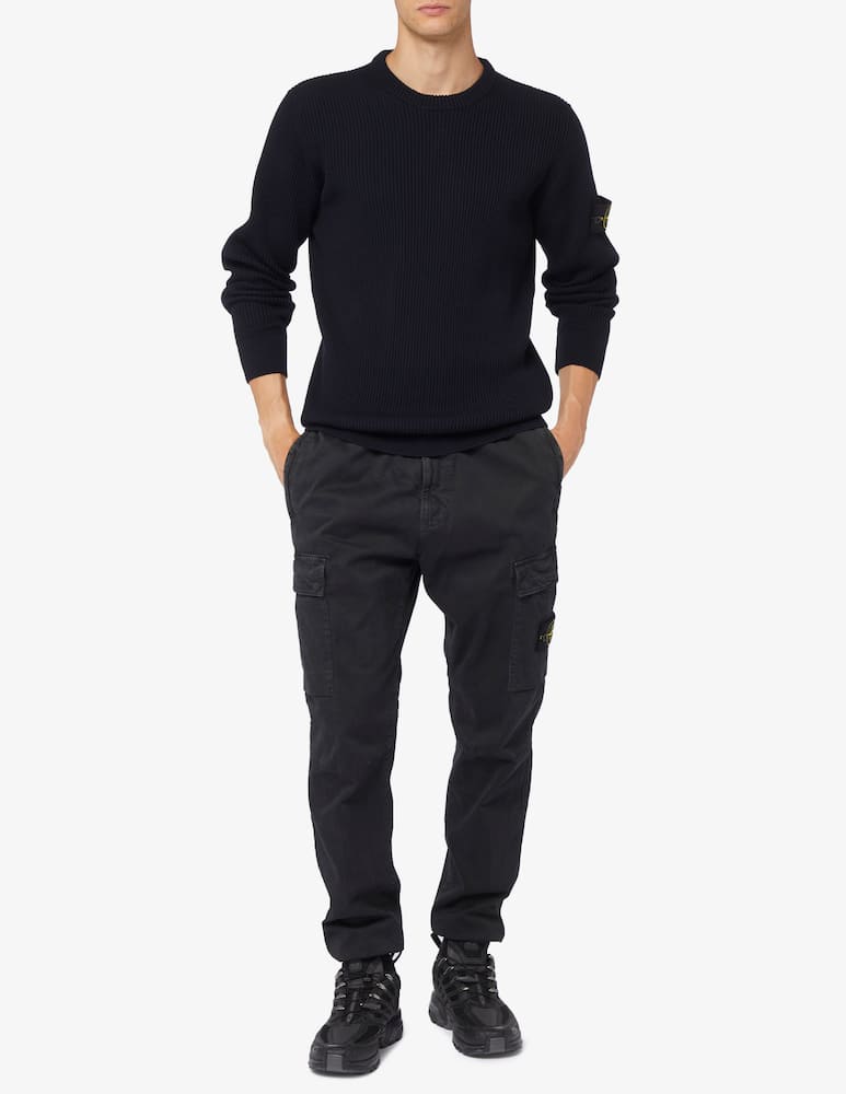 rinascente Stone Island Maglia girocollo knit lana costa inglese