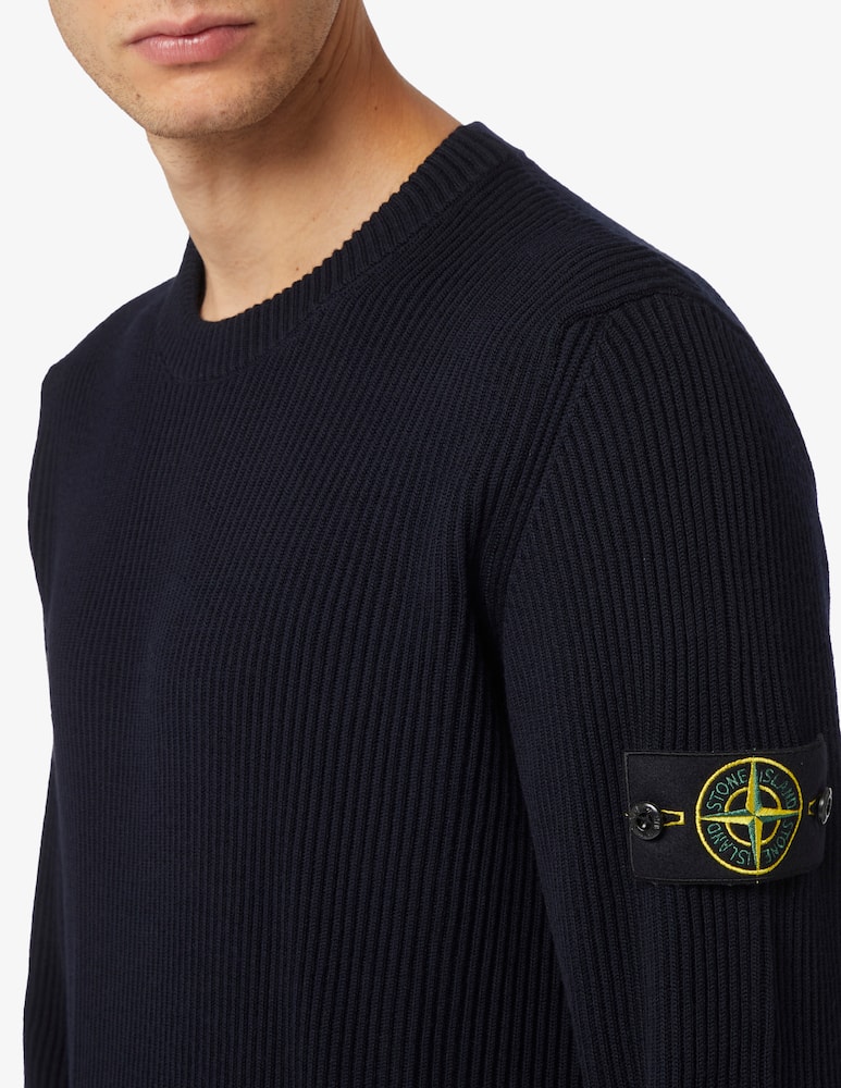 Stone Island Maglia girocollo knit lana costa inglese - immagine 4 Stone Island Maglia girocollo knit lana costa inglese - immagine 4