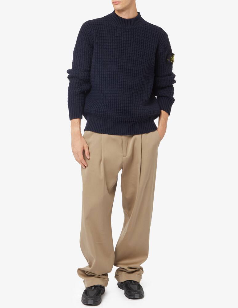 rinascente Stone Island Maglia girocollo knit lana grossa