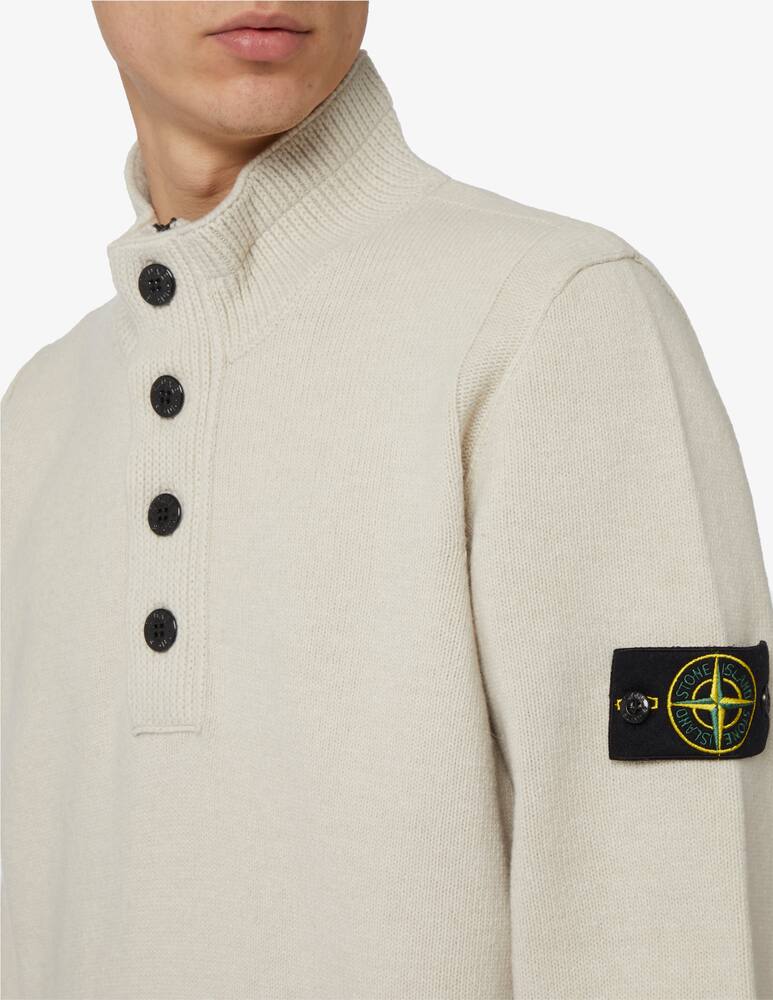 rinascente Stone Island Maglione polo mezza zip bottoni