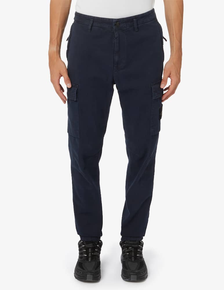 Stone Island Pant cargo canvas reg tapered - picture 1 Stone Island Pant cargo canvas reg tapered - picture 1