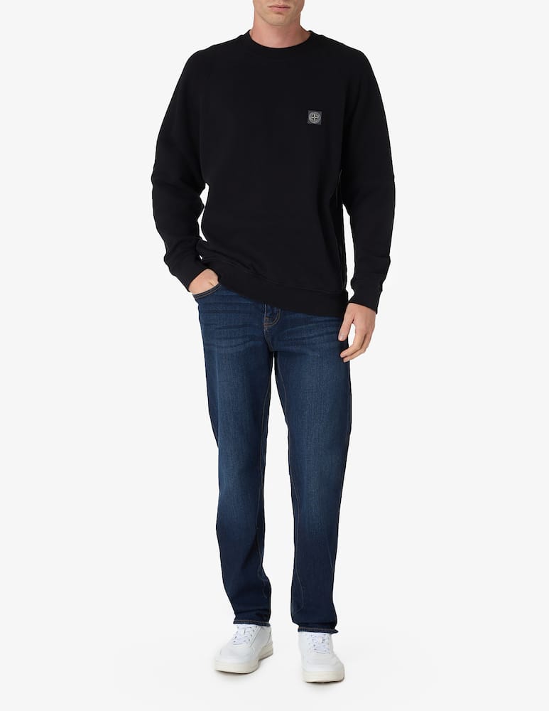 rinascente Stone Island Felpa girocollo logo patch