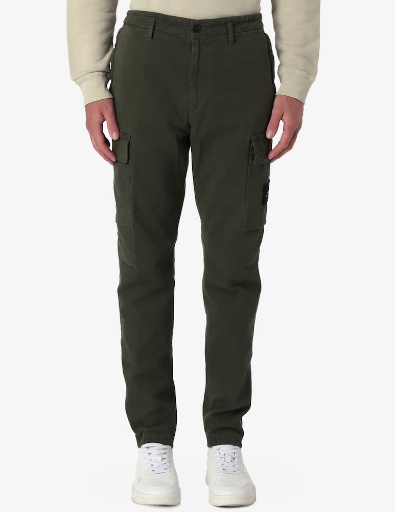Stone Island Pant cargo canvas reg tapered - picture 1 Stone Island Pant cargo canvas reg tapered - picture 1