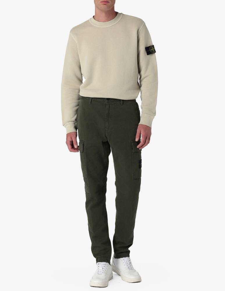 rinascente Stone Island Pantaloni cargo canvas regular tapered