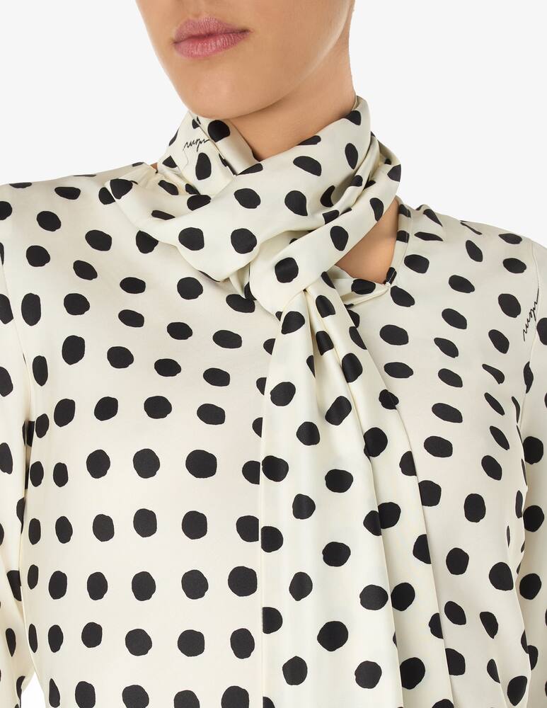 rinascente MSGM Vestito lungo a pois