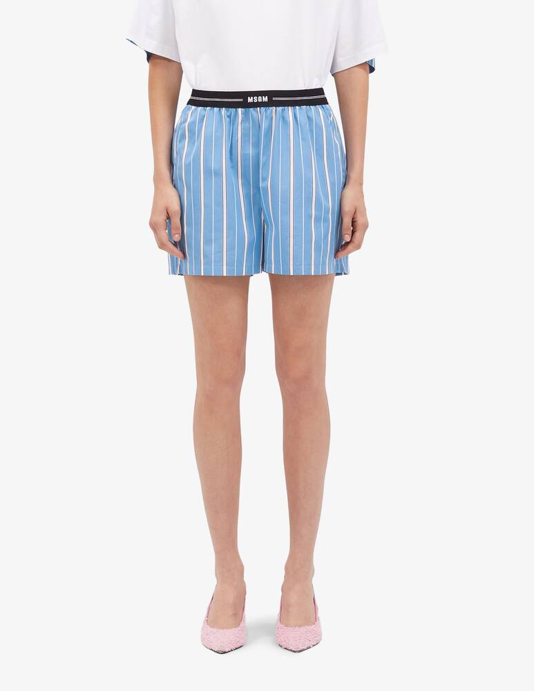 MSGM Striped elastic shorts - picture 1 MSGM Striped elastic shorts - picture 1