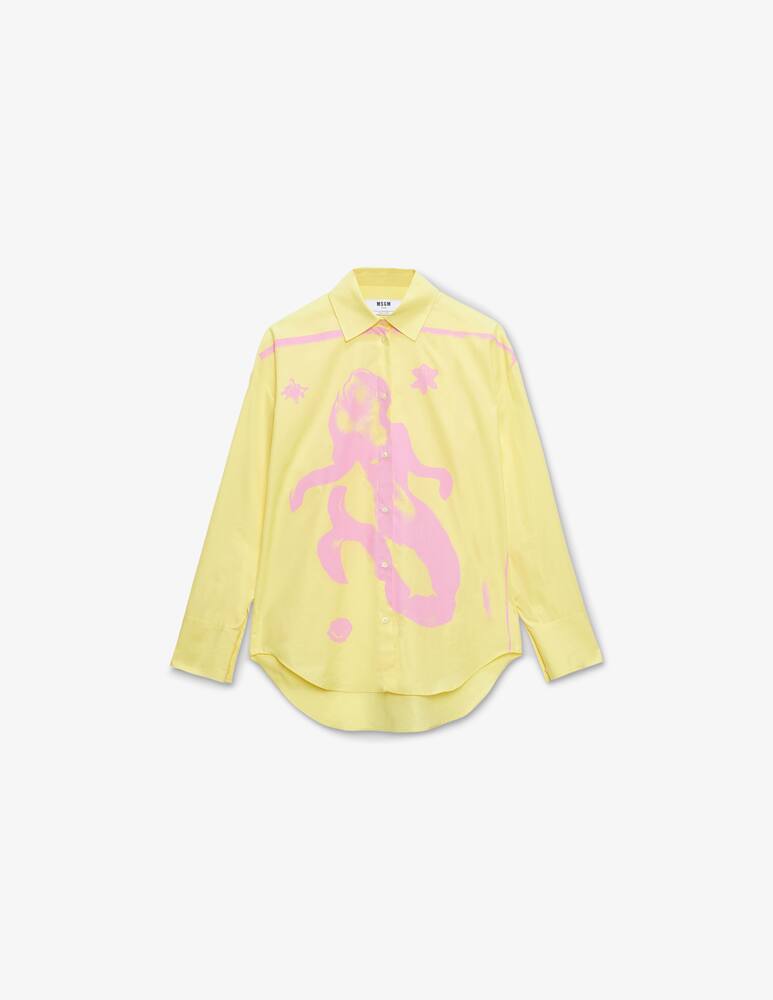 rinascente MSGM Sirena print shirt