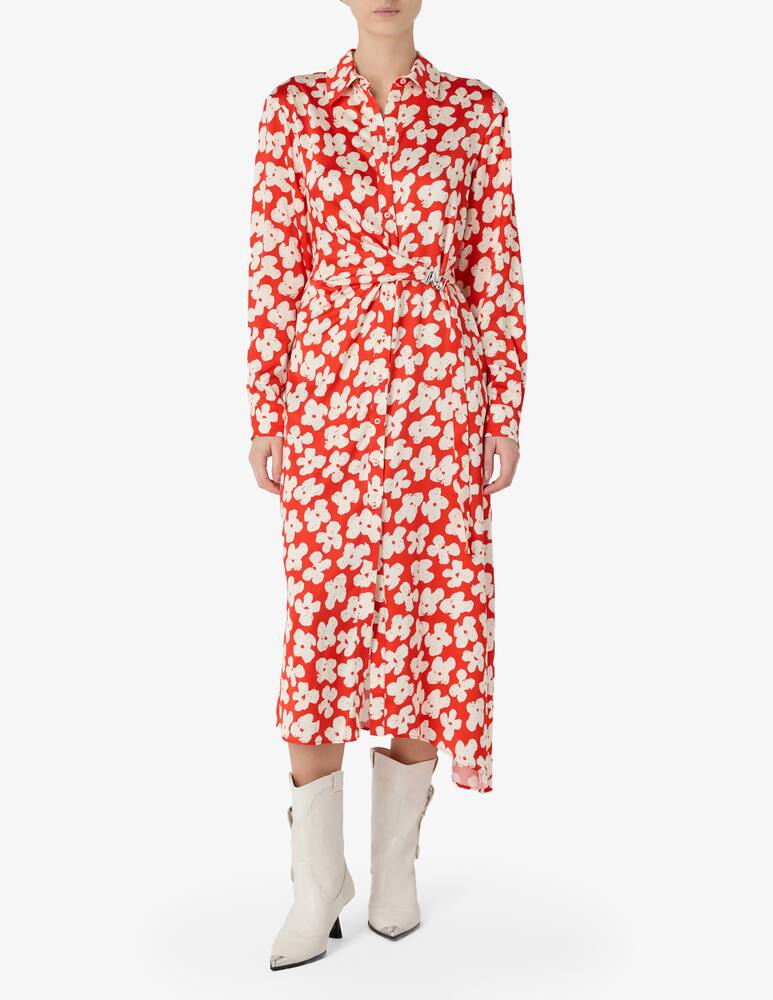 rinascente MSGM Floral print shirtdress